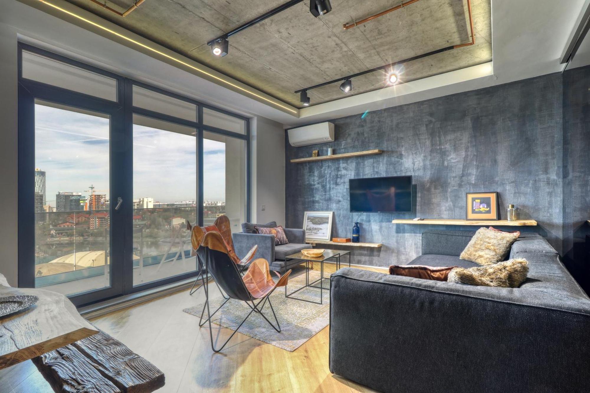 Penthouse Floreasca Букурещ Екстериор снимка