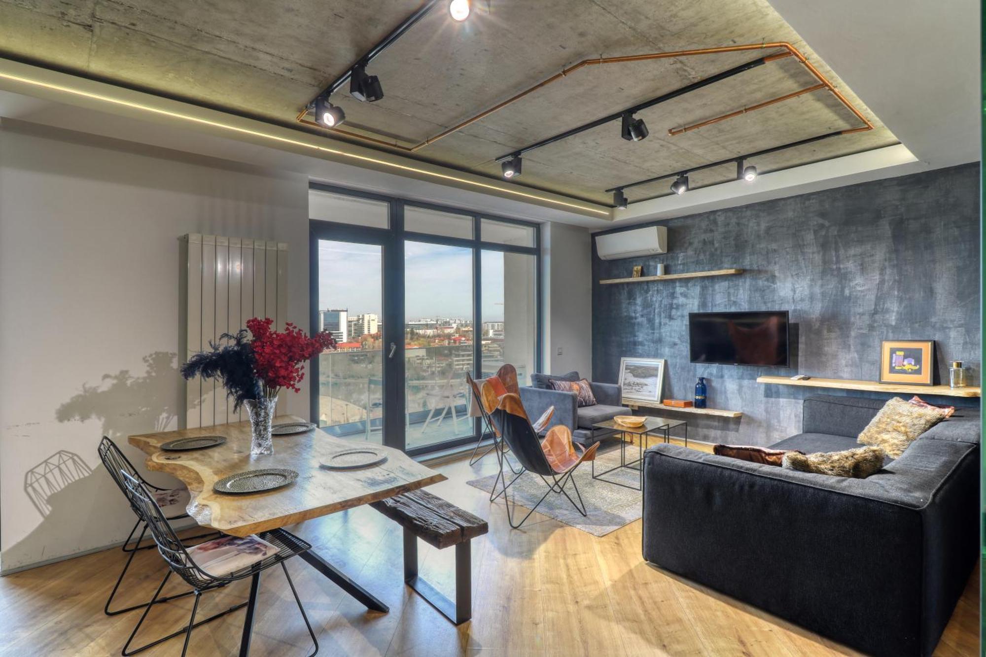 Penthouse Floreasca Букурещ Екстериор снимка