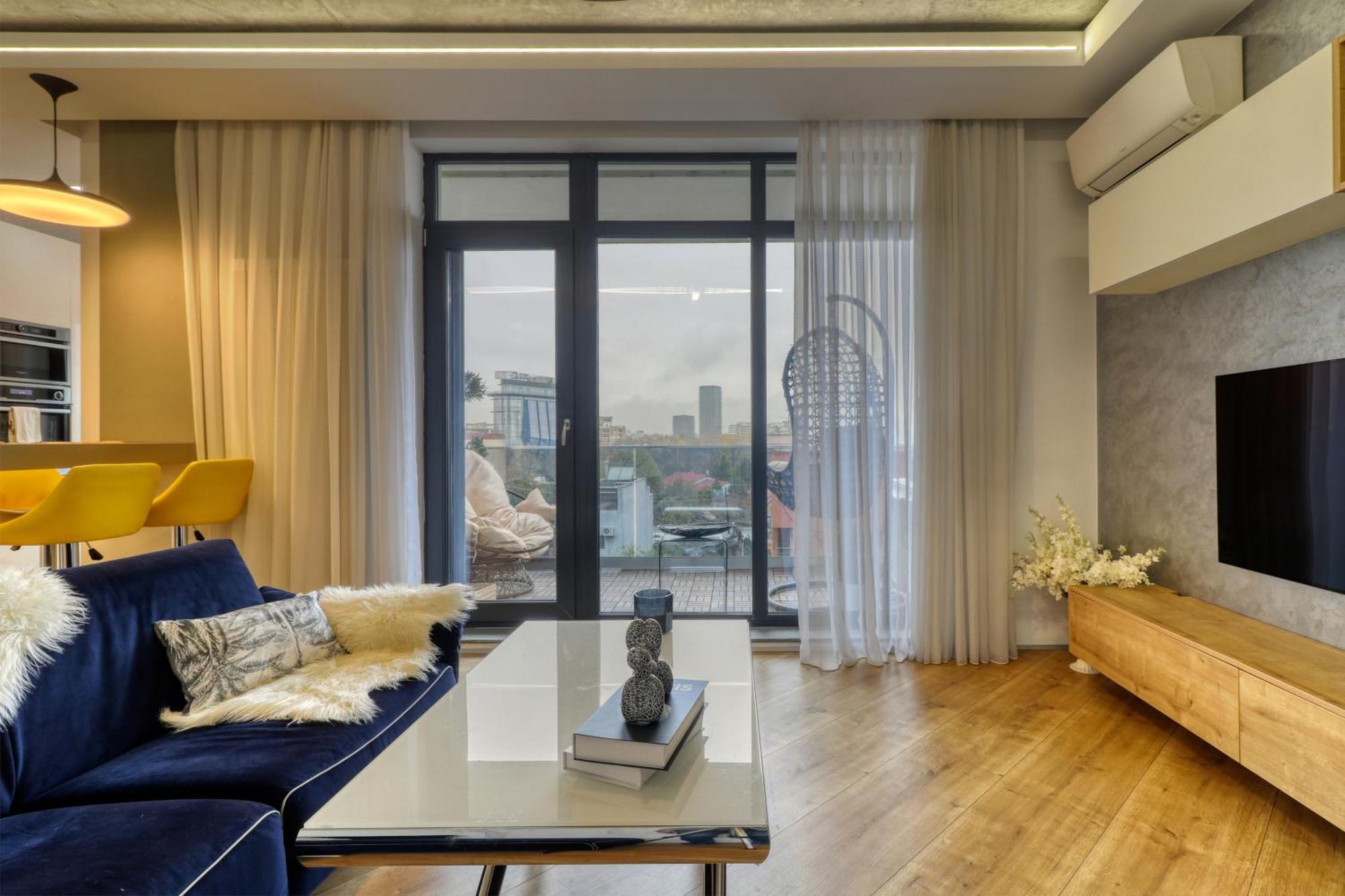 Penthouse Floreasca Букурещ Екстериор снимка